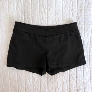 Girls spandex dance shorts
